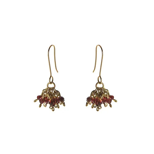 Elizabeth Red Earrings