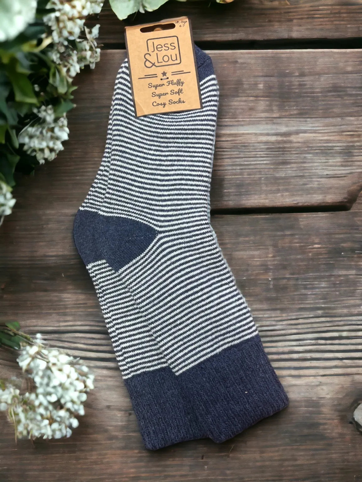 Ribbed Socks - Sleek Stripe