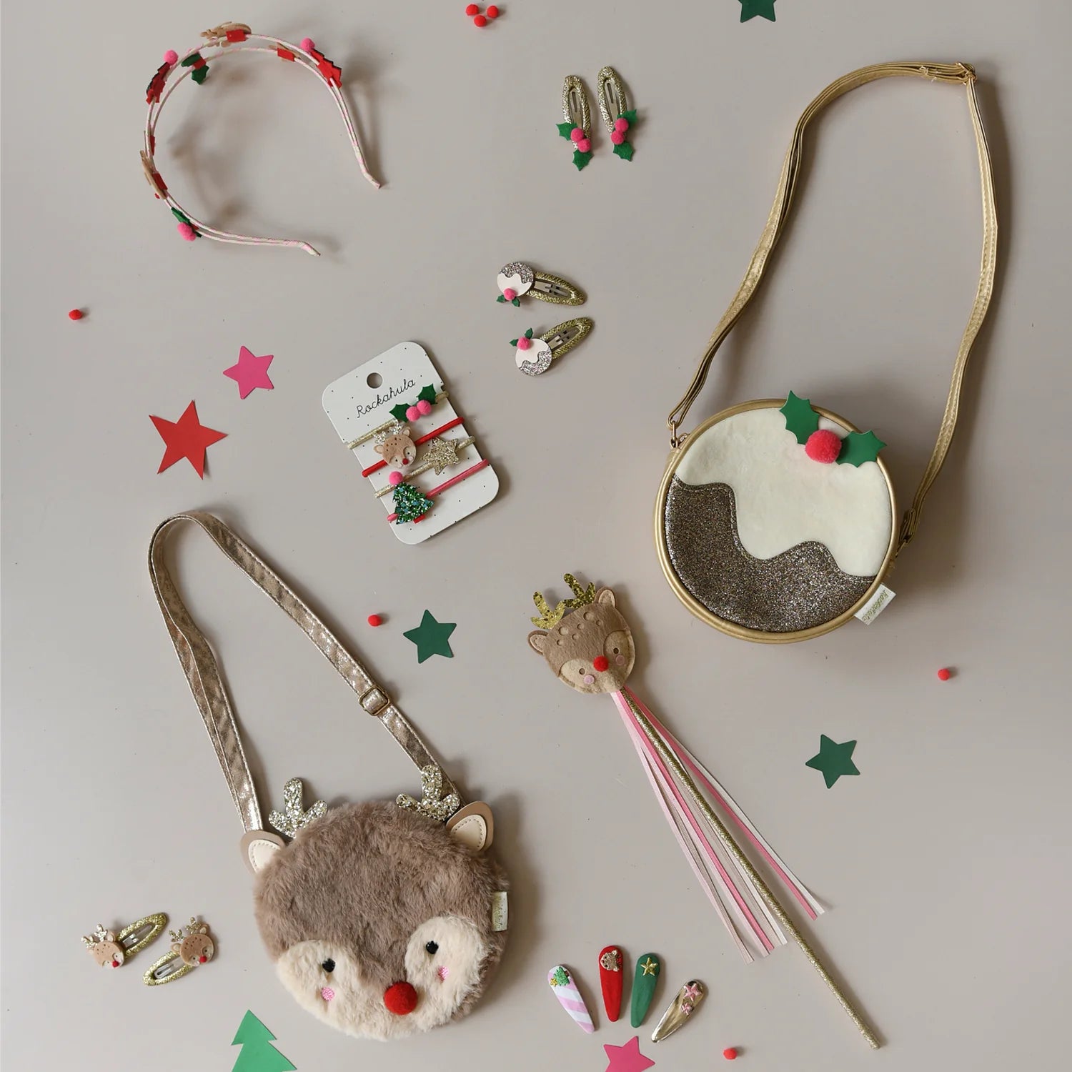 Xmas Pudding Clips