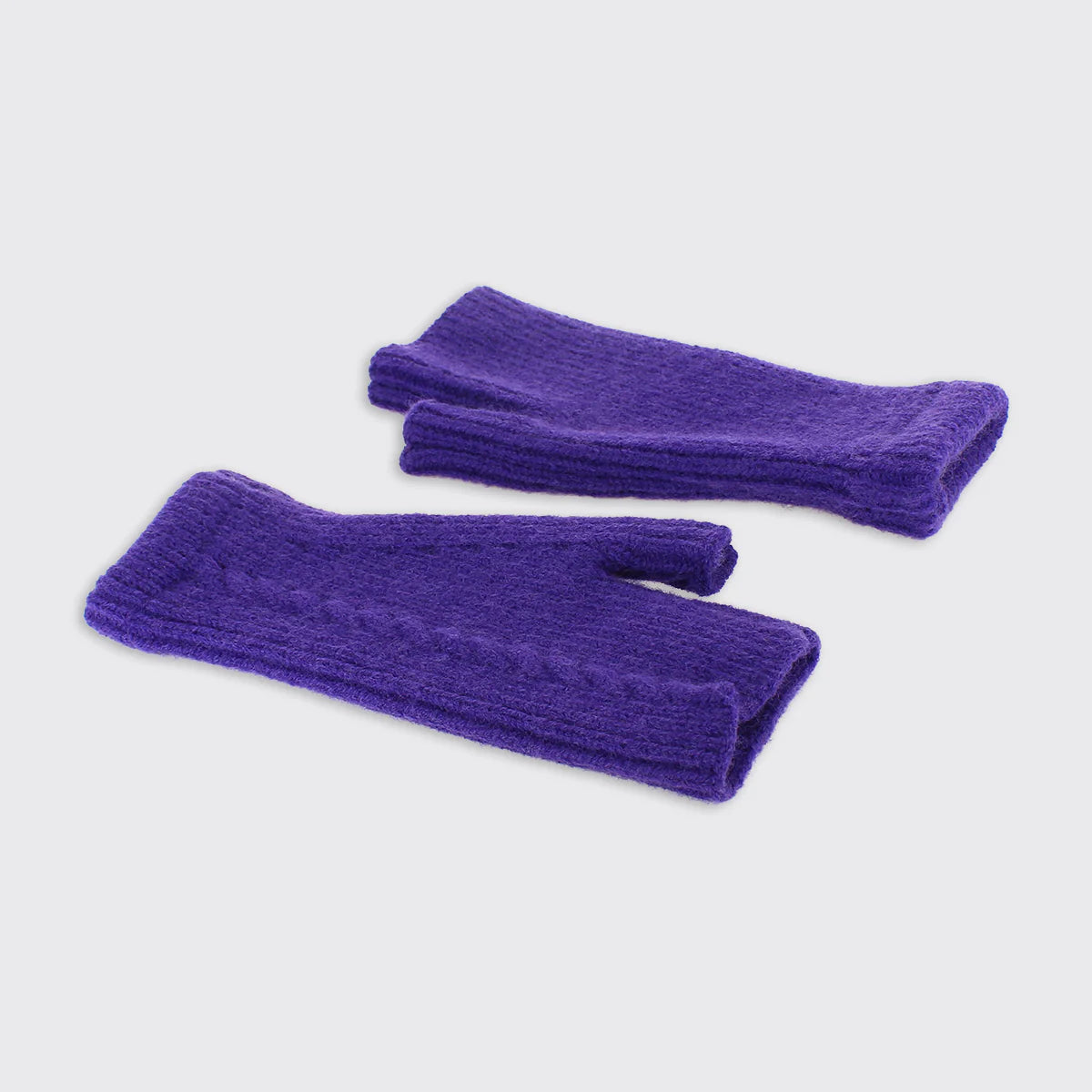 Ruby Fingerless Gloves - Purple