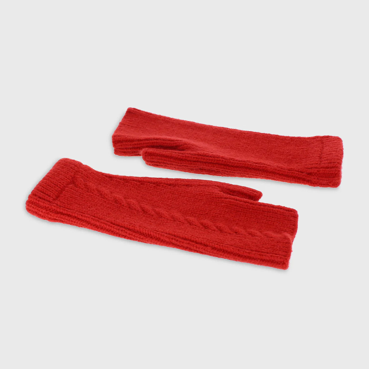 Ruby Fingerless Gloves - Red