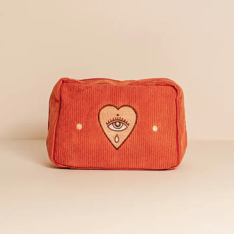 Cai & Jo - Corduroy Makeup Bag - Various Colours