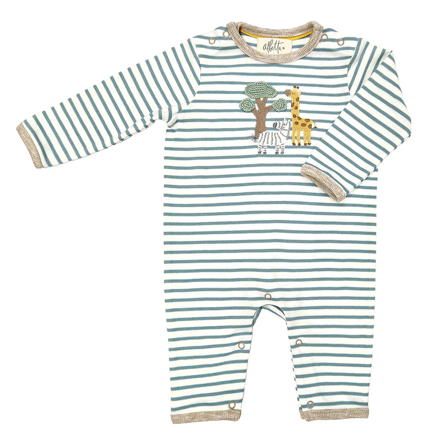 Albetta - Safari Scene Babygro 0-3M