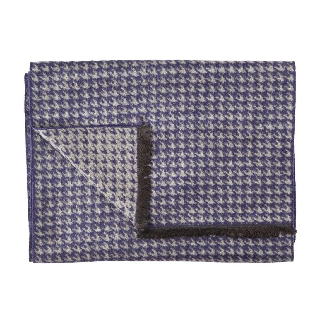 Swole Panda - Blue/Grey Houndstooth Bamboo Scarf