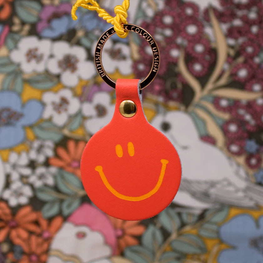 Ark - Smilie Face Keyring - Various Colours