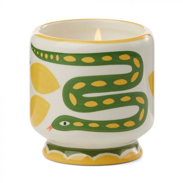 Paddywax Adopo Candle - Snake, Wild Lemongrass