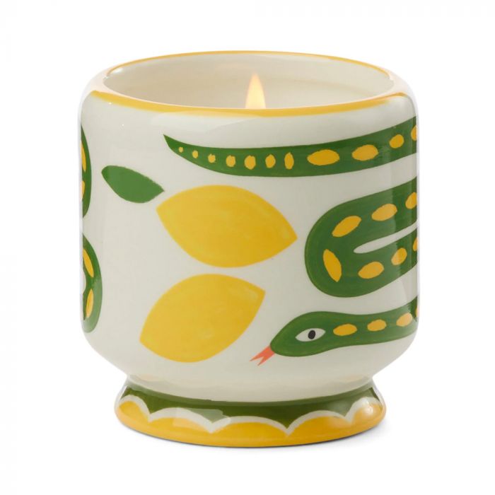 Paddywax Adopo Candle - Snake, Wild Lemongrass