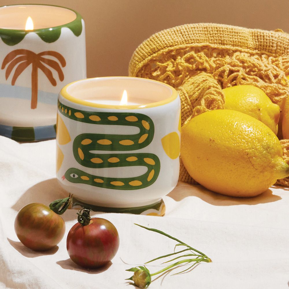 Paddywax Adopo Candle - Snake, Wild Lemongrass