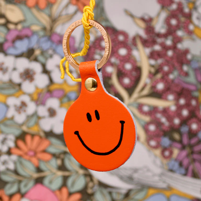 Ark - Smilie Face Keyring - Various Colours