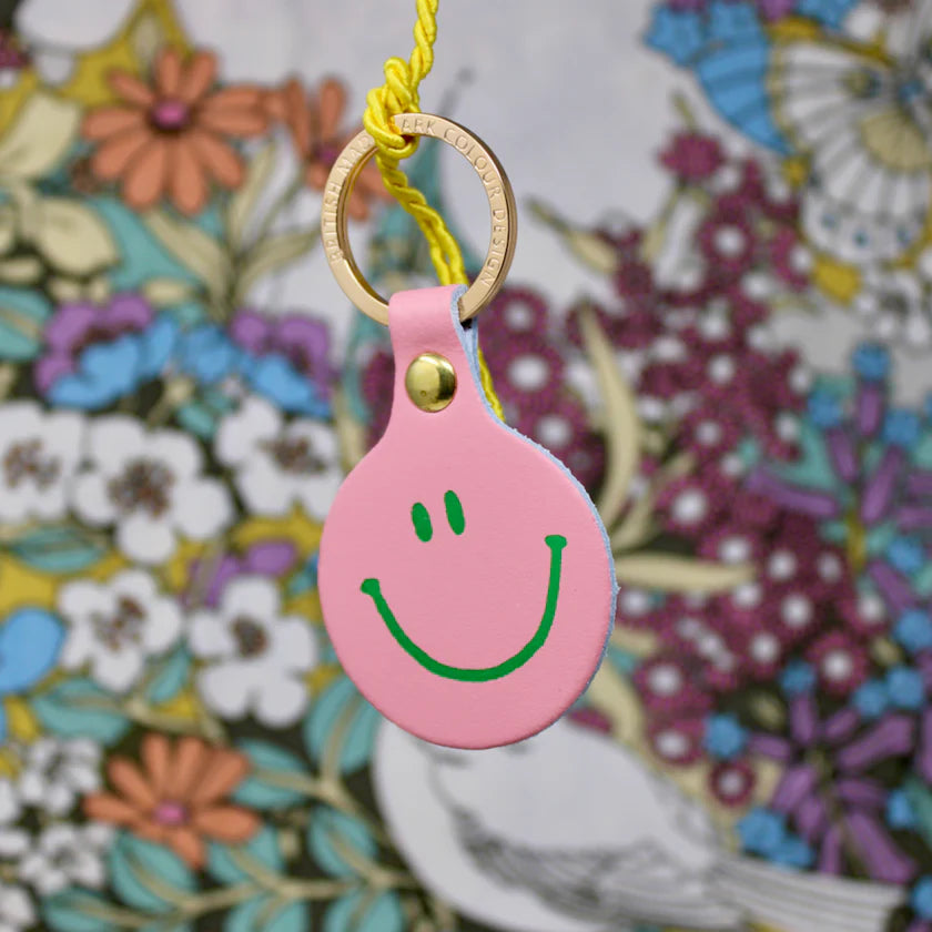 Ark - Smilie Face Keyring - Various Colours