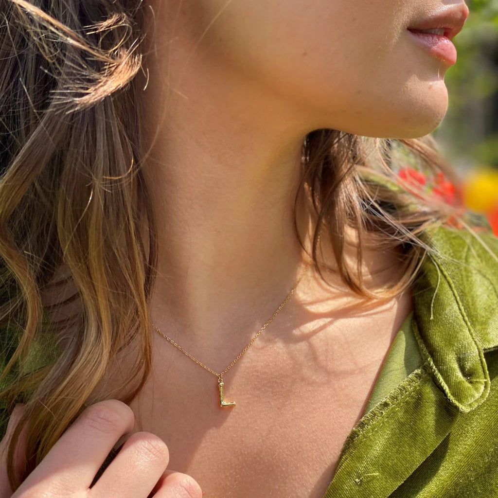 Silver Alphabet Necklace