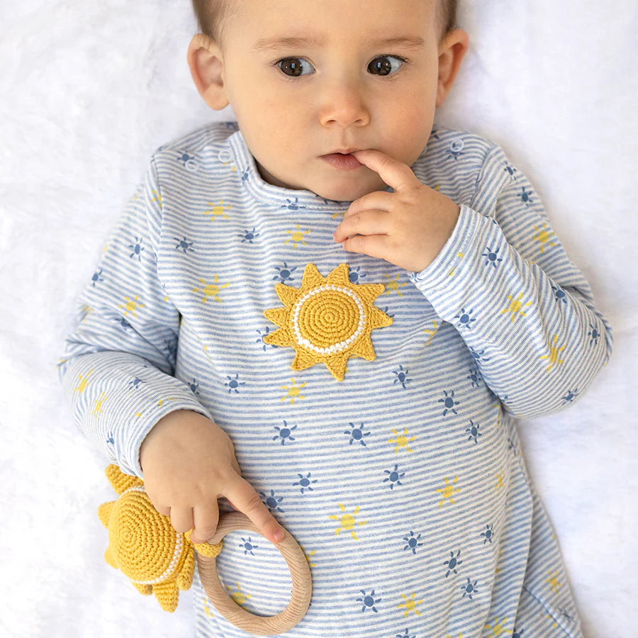 Crochet Sun Babygro  0-3M