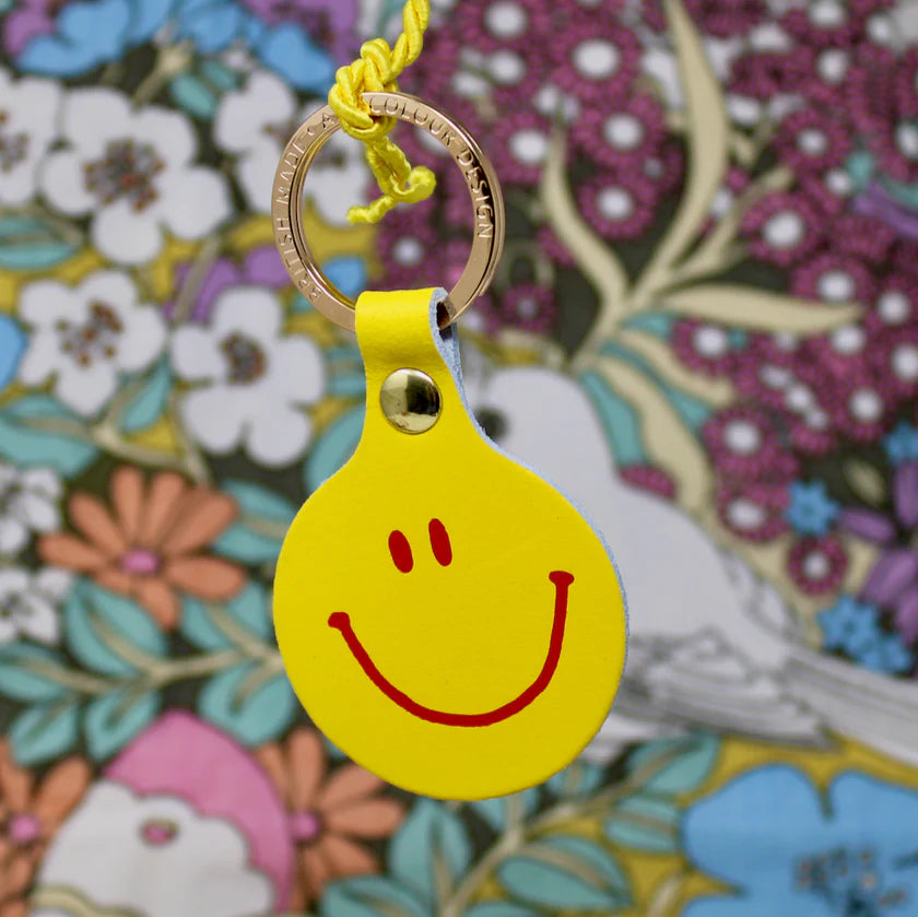 Ark - Smilie Face Keyring - Various Colours