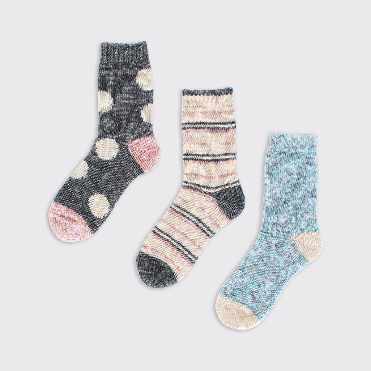 Thick Knit Socks - Various Colours