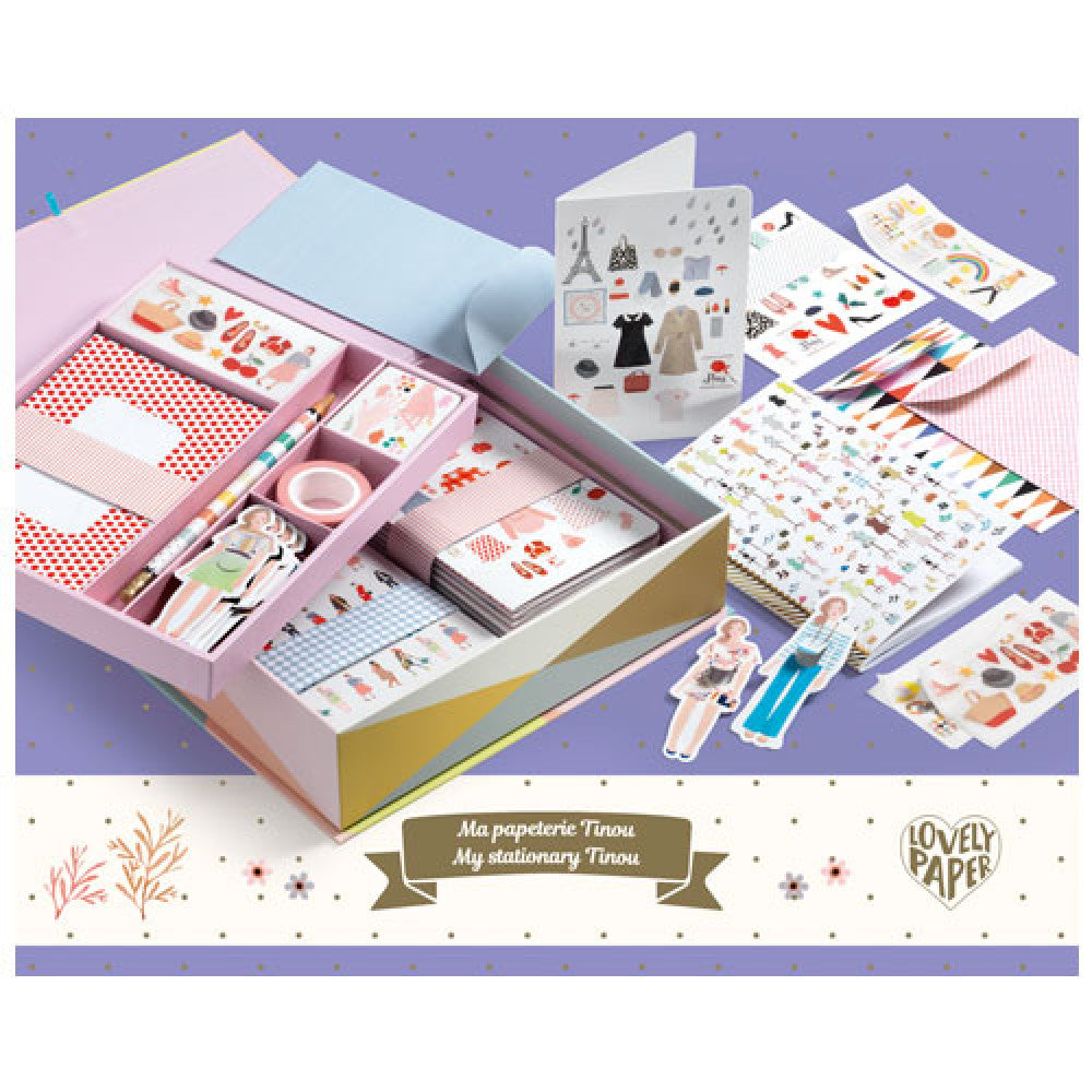 TINOU STATIONERY BOX SET BY DJECO