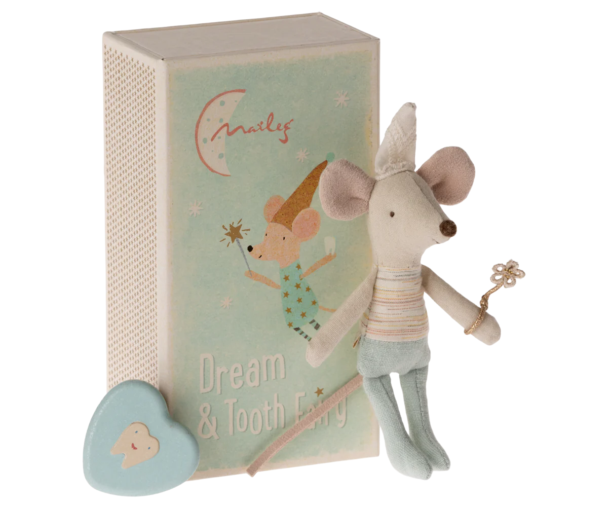 Tooth Fairy Little Brother Mouse in Match Box