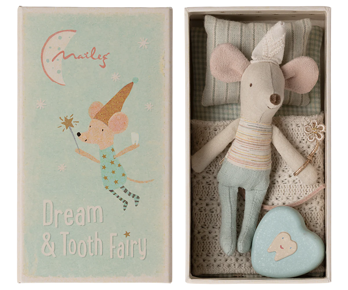 Tooth Fairy Little Brother Mouse in Match Box