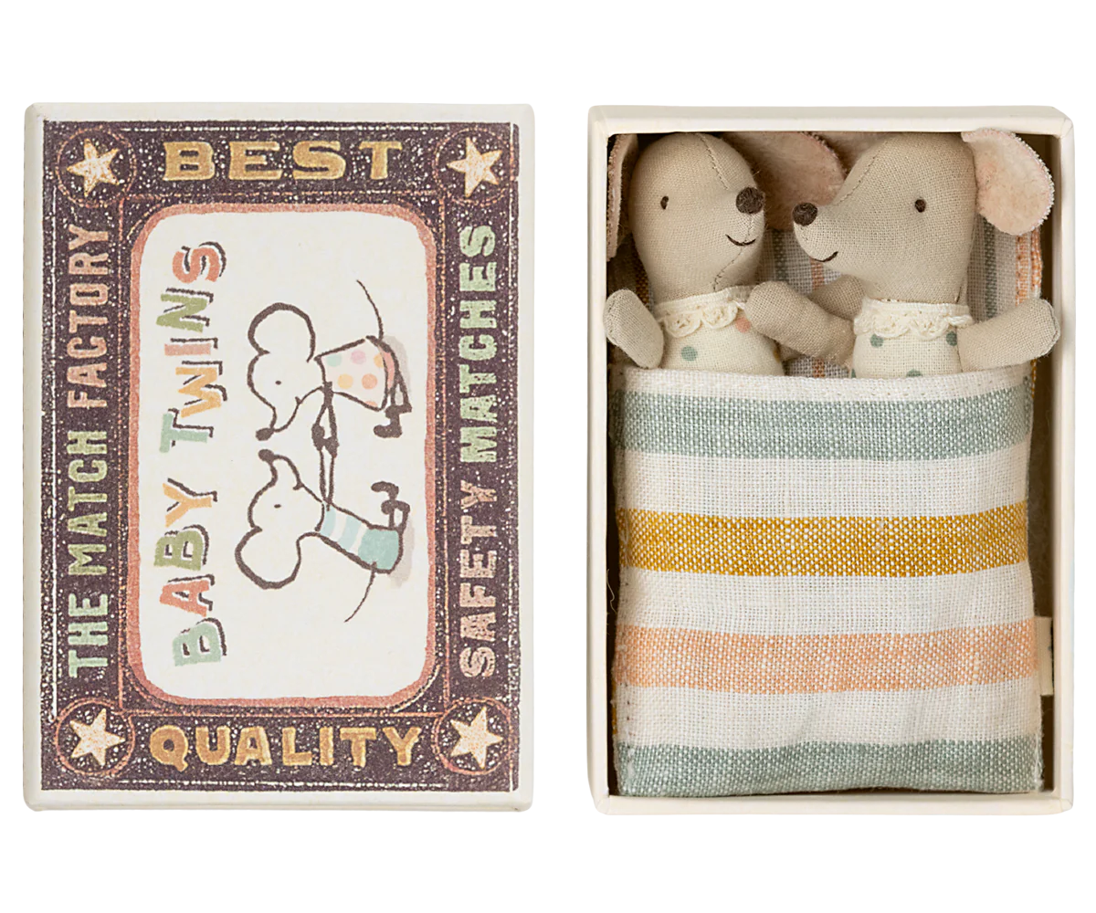 Maileg - Baby Twins Matchbox