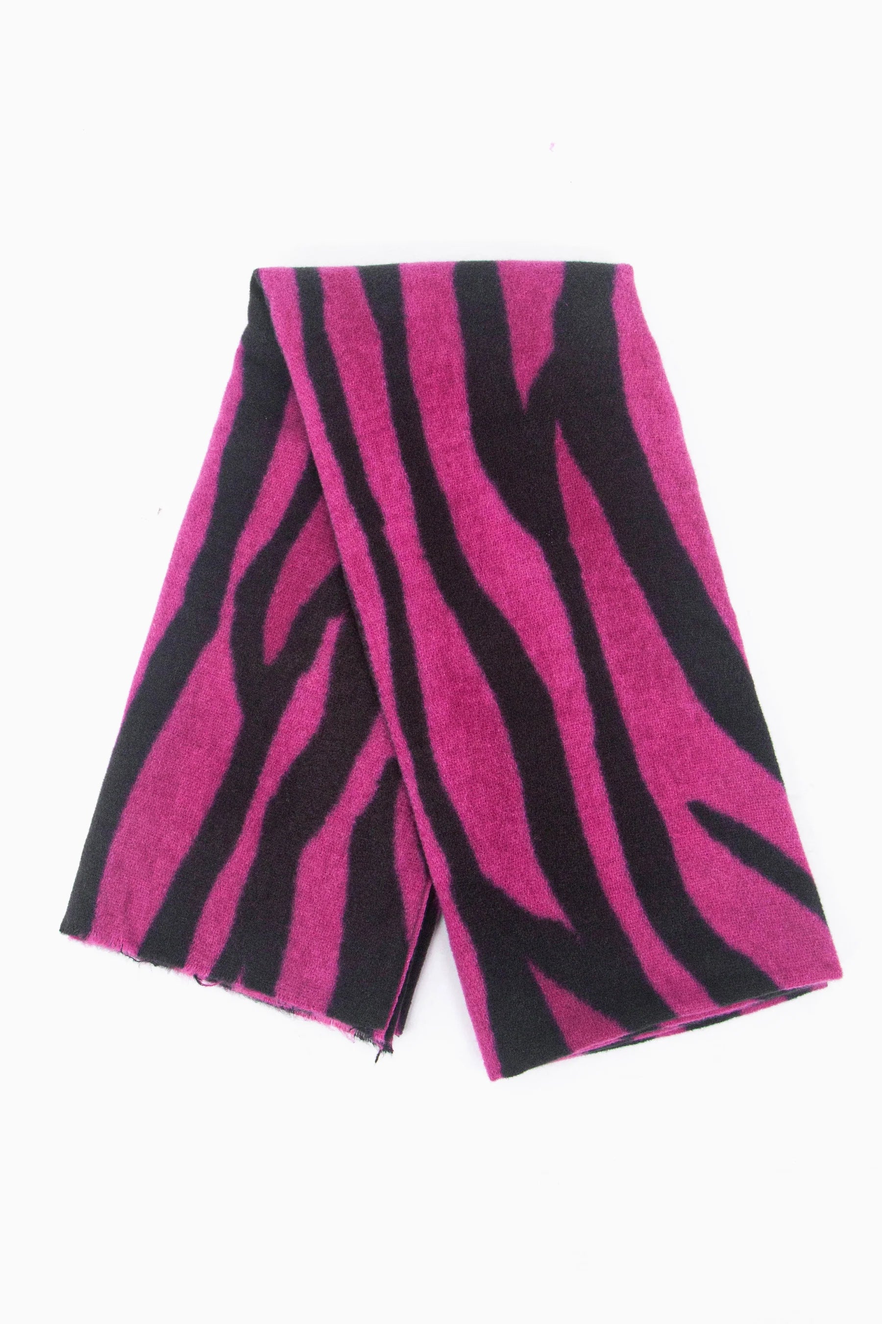 Fuchsia Zebra Scarf