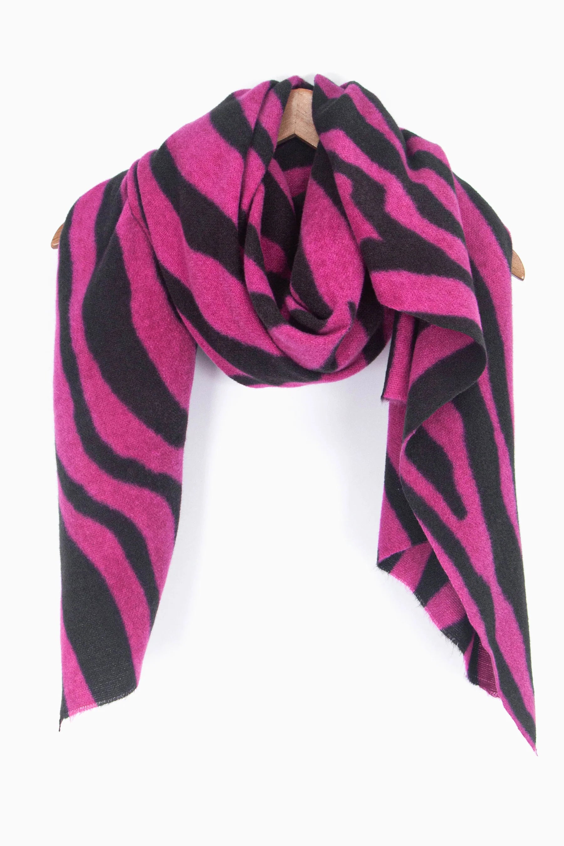 Fuchsia Zebra Scarf