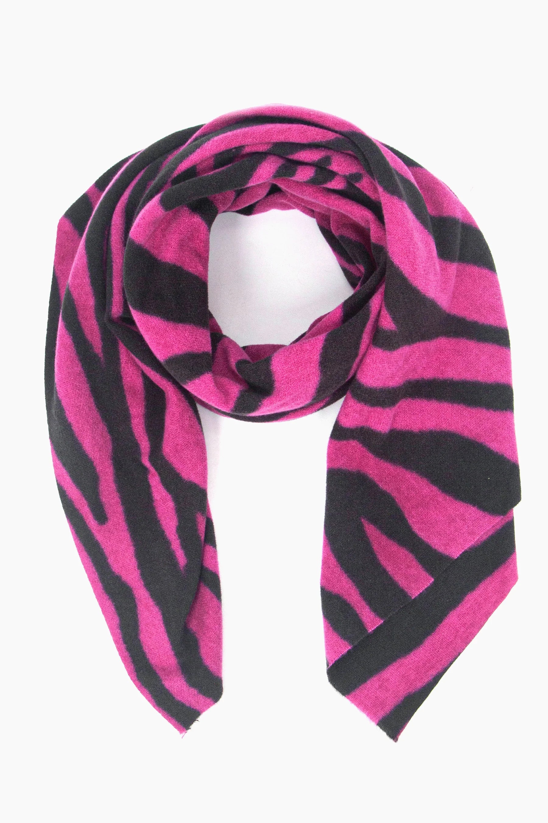 Fuchsia Zebra Scarf