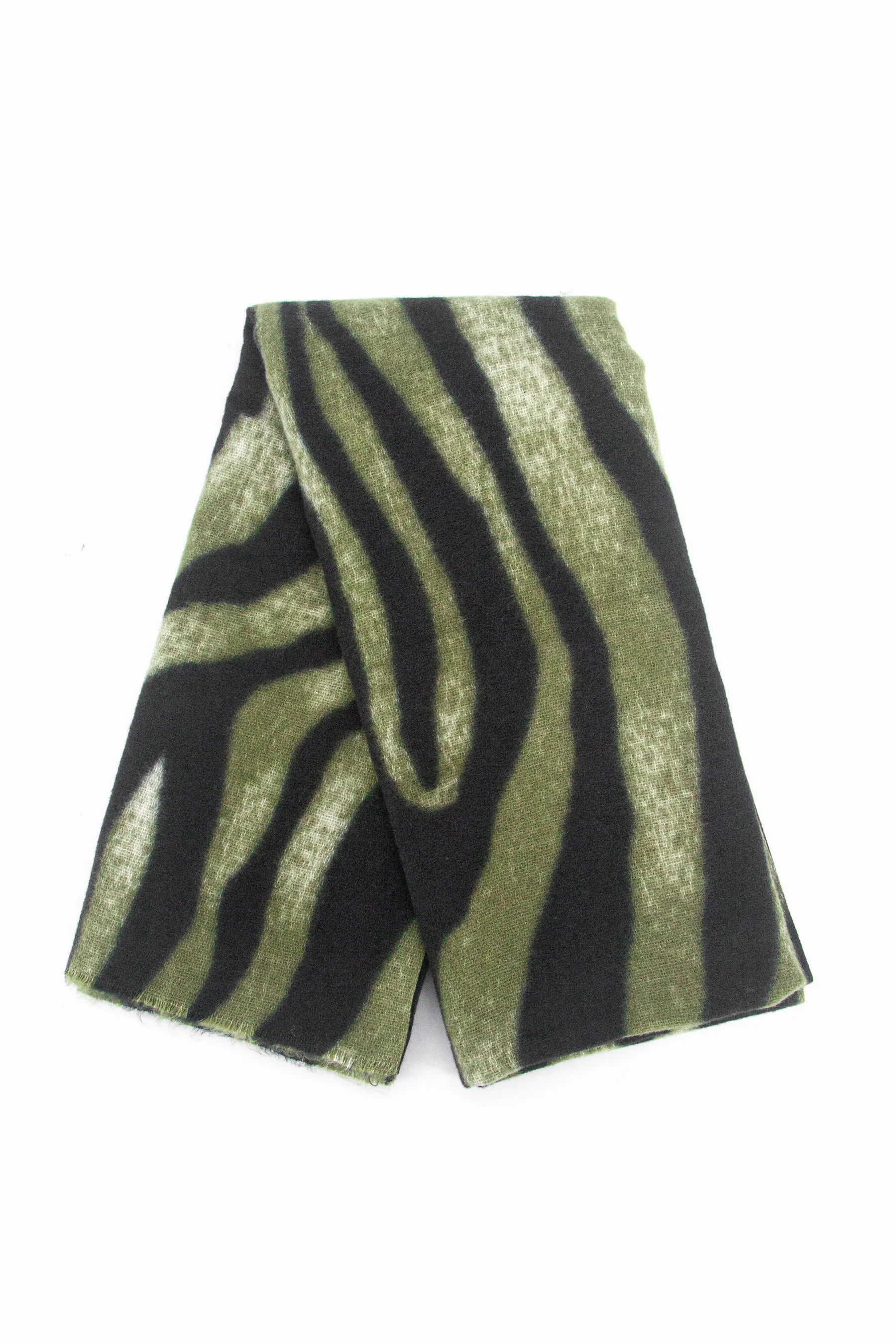 Green Zebra Scarf