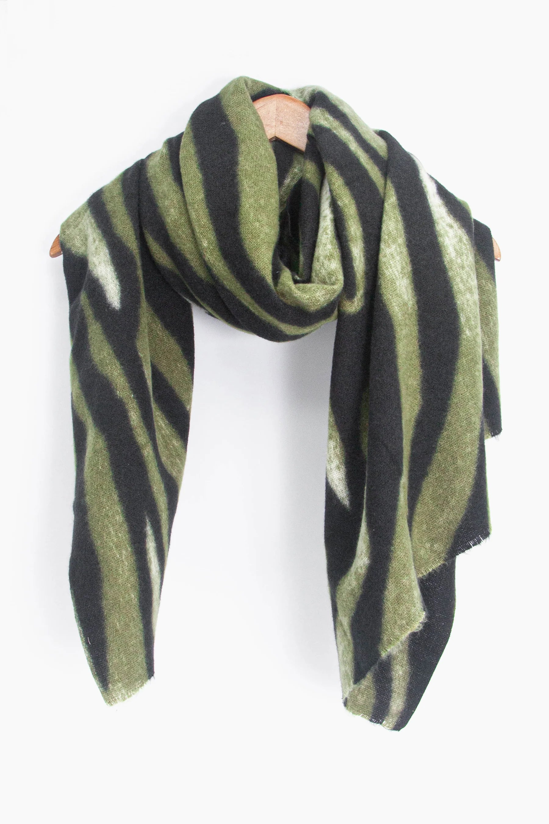 Green Zebra Scarf