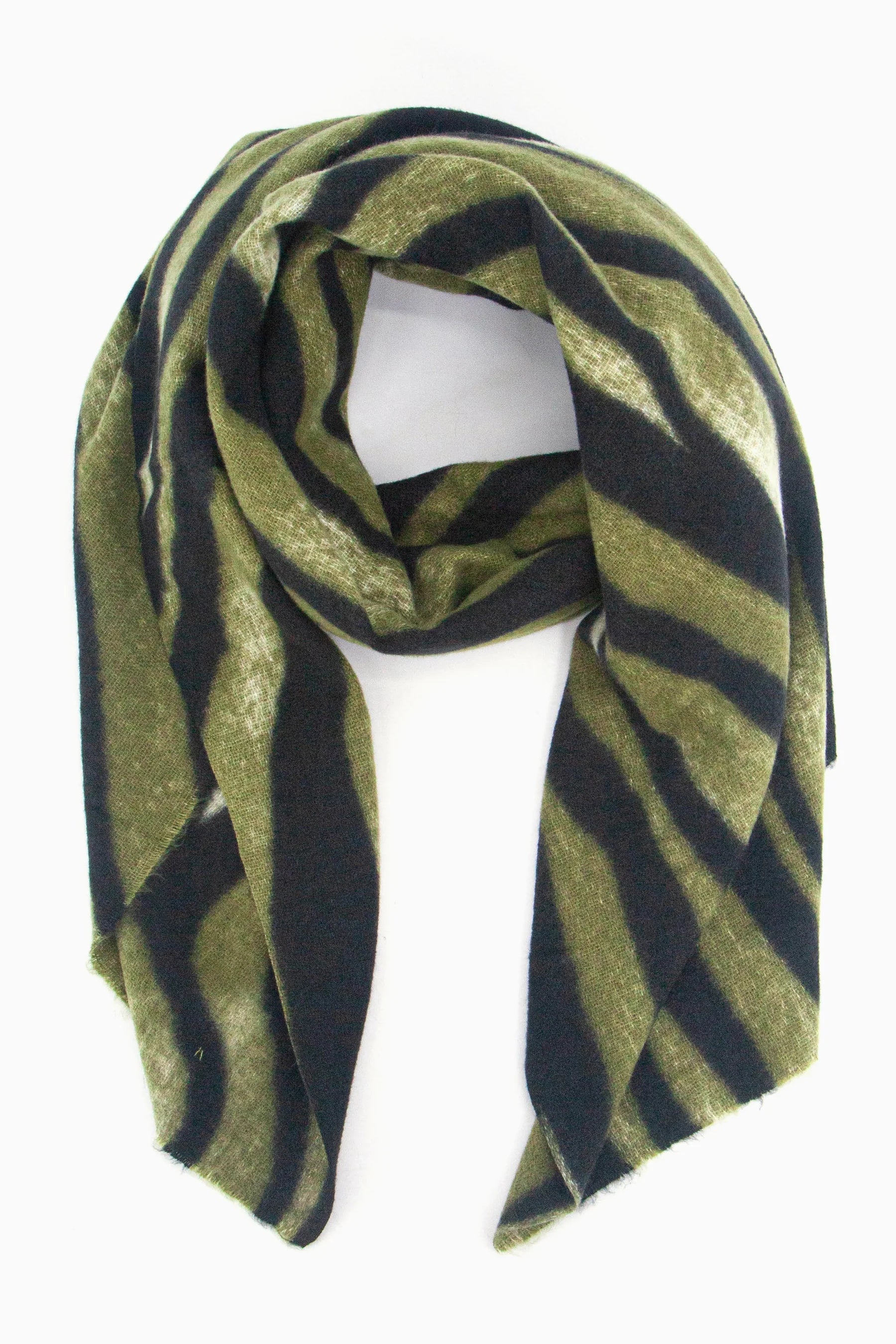 Green Zebra Scarf