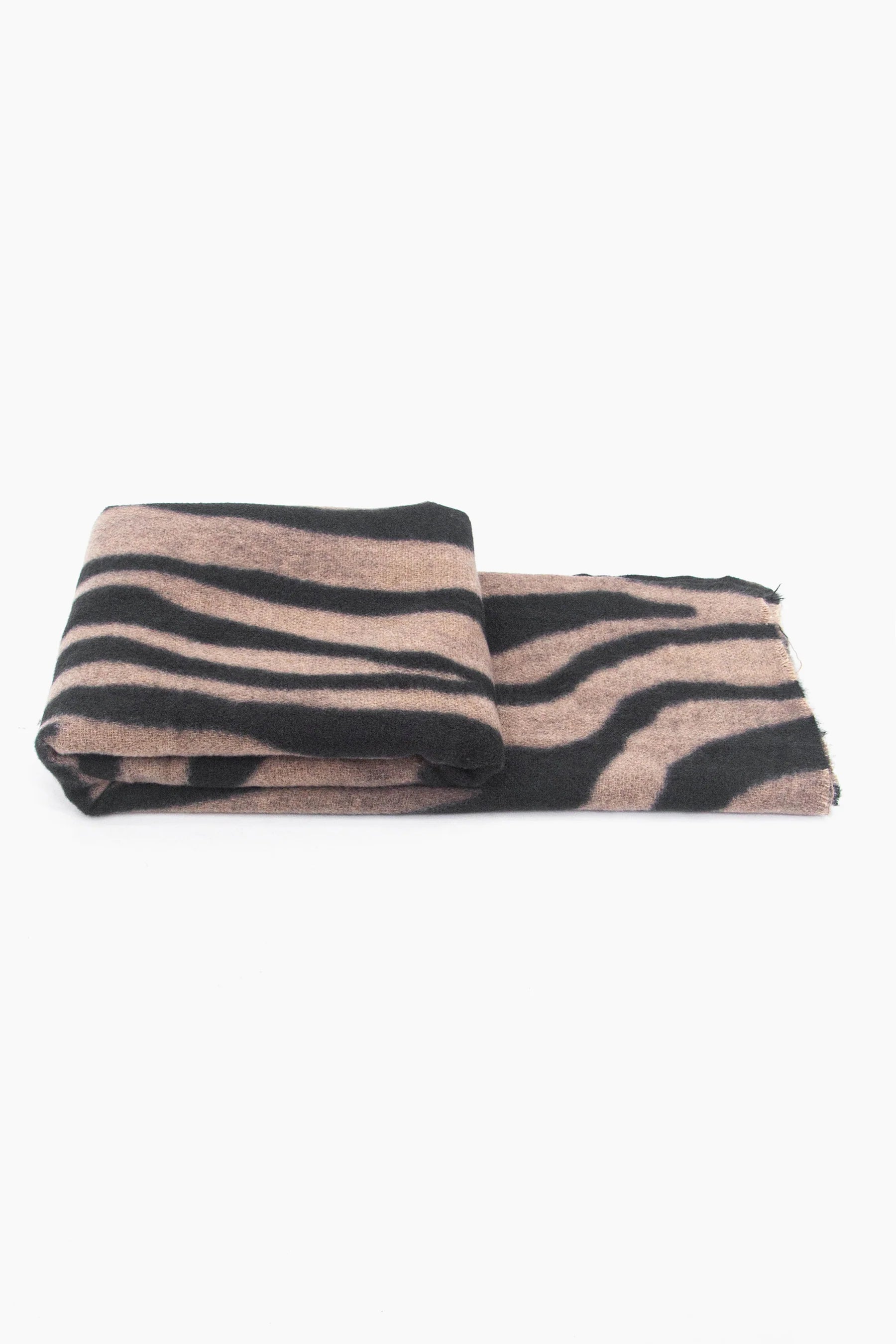 Neutral Zebra Scarf