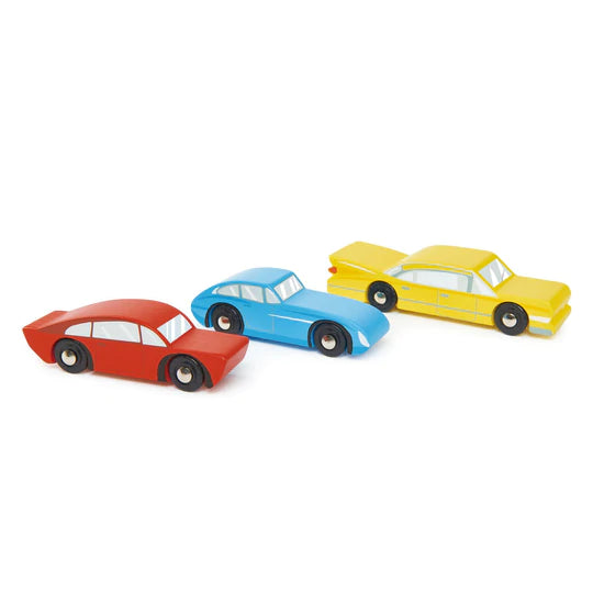 Retro Cars Wooden Toy